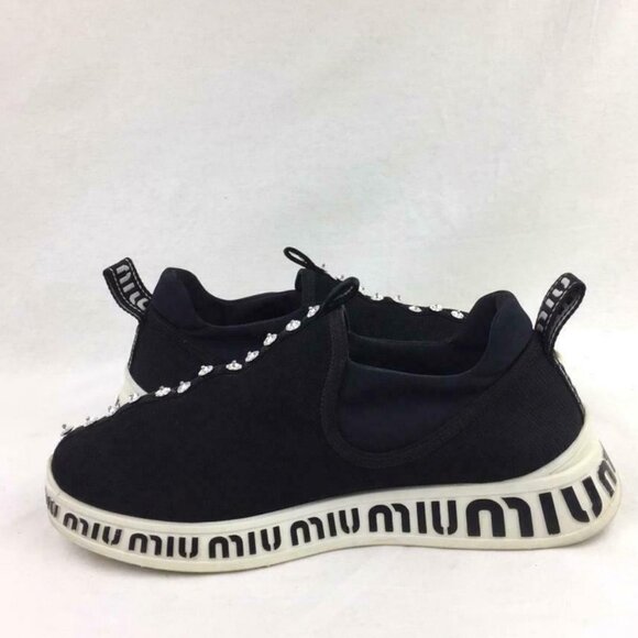 MIU MIU Logo Slip-On Sneaker sz 9 - Picture 6 of 13